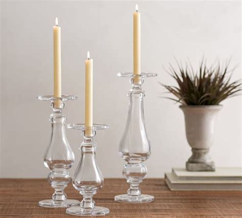 Blown Glass Candlestick Glass Candlesticks Glass Candle Centerpieces