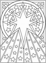 Coloring Pages Stars Moon Sun Adults Printable Adult Star Mandala Drawing Kids Color Dreamcatcher Getcolorings Getdrawings Sheets Space Visit Colorings sketch template
