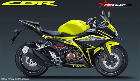 honda   cbrr black super yellow