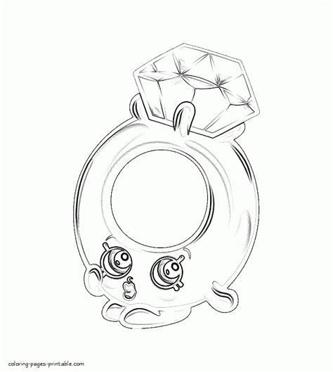 shopkins giant coloring book roxy ring coloring pages printablecom