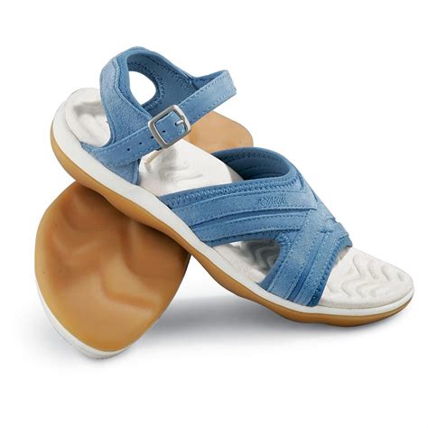 womens ryka sandals denim blue  sandals flip flops  sportsmans guide