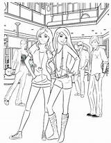 Coloring Fashion Pages Show Kids Designer Print Color Getcolorings Barbie Pag Getdrawings Printable Colorings sketch template