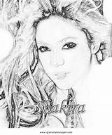 Shakira Malvorlagen Gratismalvorlagen Beliebt Misti Malvorlage sketch template