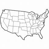 Map Continental States United Coloring Surfnetkids sketch template