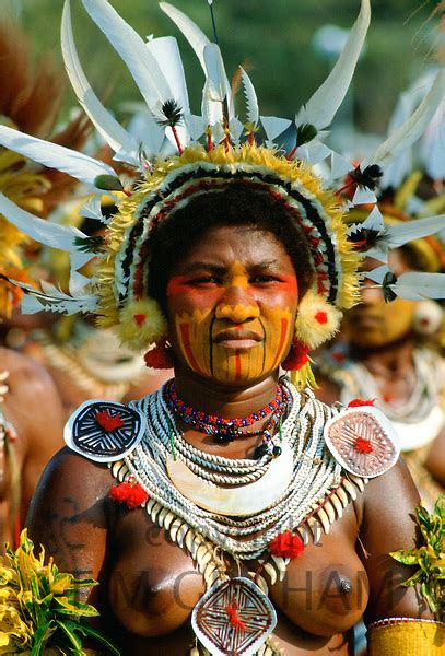 Woman At Tribal Gathering Papua New Guinea Tim Graham