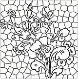 Stained Glass Patterns Coloring Painting Pages Simple Flower Outline Drawing Pattern Medieval Peacock Printable Window Guide Popular Comments Coloringhome Kids sketch template