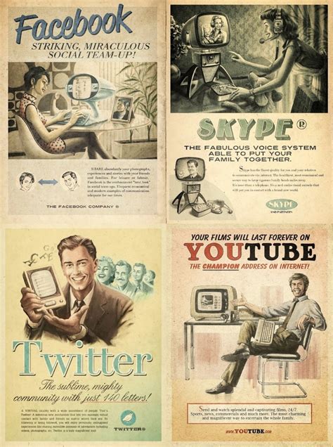 excellent social media vintage ads   ages fast