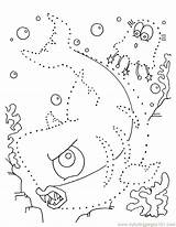 Dot Coloring Pages Printable Dots Shark Do Hard Extreme Animals Connect Color Printables Colouring Luggage Worksheets Fish Adults Getcolorings Sheets sketch template