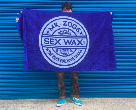 Mr Zogs Original Sex Wax Jumbo Beach Towel Uk
