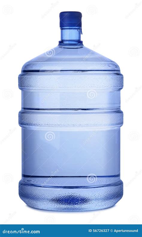 big bottle  water stock image image  full closed