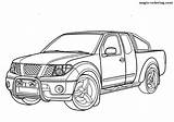 Nissan Coloring Dodge Pages Truck Navara Drawing F150 Ford Pickup Gtr Chevrolet Chevy Camaro Color Ausmalbilder Printable Cars Ram Outline sketch template