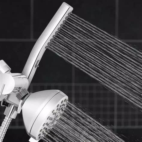 Waterpik 12 Spray 5 In High Pressuredual Shower Head And Handheld