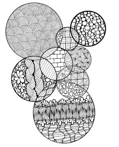 zentangle bubbles  coloring page etsy coloring pages coloring
