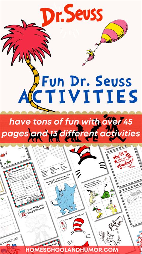fun dr seuss printable activities  preschoolers youll love