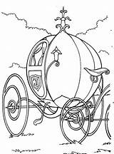 Carriage Cinderella Coloring Pumpkin Drawing Pages Getdrawings sketch template