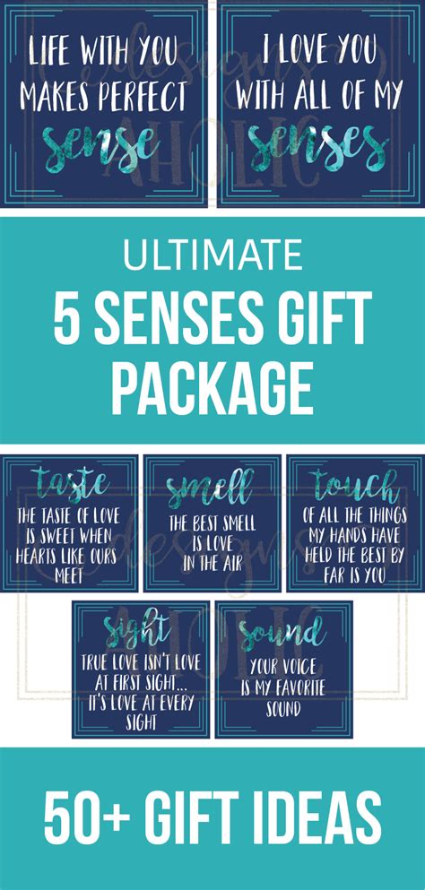 senses gift  printable