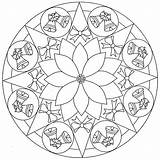 Mandala Winter Pages Coloring Getcolorings Christmas sketch template