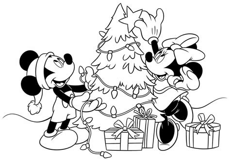 disney christmas coloring pages printable