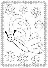 Trace Tracing Preschool Liberi Preescolar sketch template