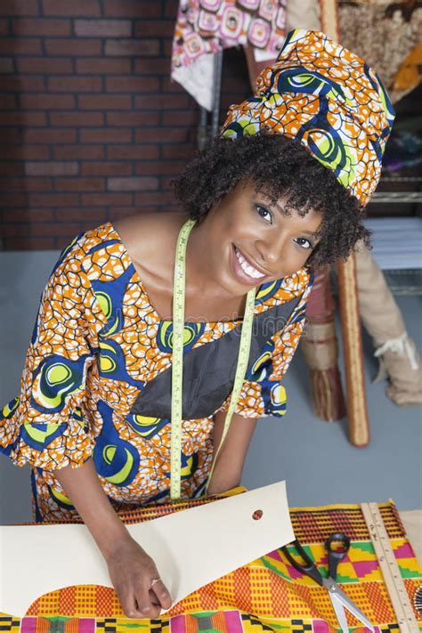 Portrait Of An African American Female Fashion Designer