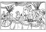 Wedding Party Coloring Pages Reception Printable Edupics Occasions Marriage Holidays Special Large sketch template