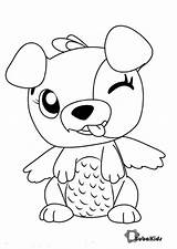 Coloring Pages Hatchimals sketch template