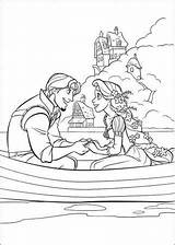 Rapunzel Coloring sketch template