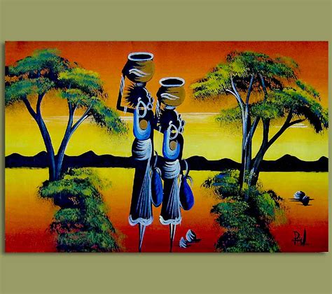 african art originals african tribal art   river