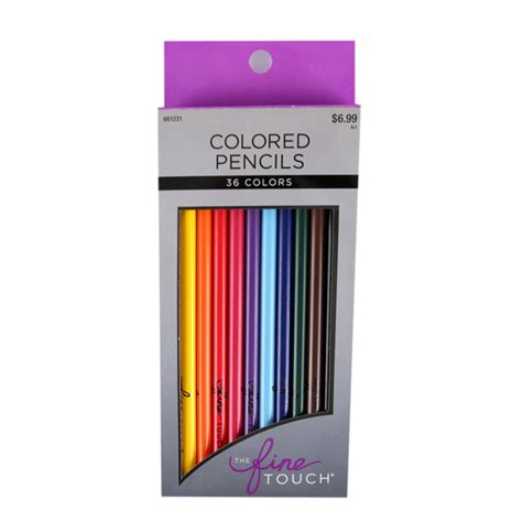 fine touch colored pencils assorted  pack mardel