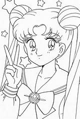 Coloring Pages Sailor Moon Anime Manga Book Colorear Para Girl Cute Dibujos Dibujo Dibujar Moons Books Da sketch template