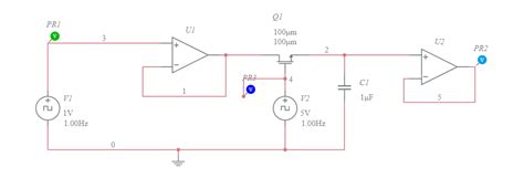 sample  hold circuit multisim