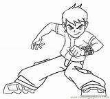 Ben Coloring Pages Ben10 Printable Color Para sketch template