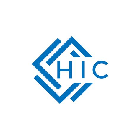 hic letter logo design  white background hic creative circle letter