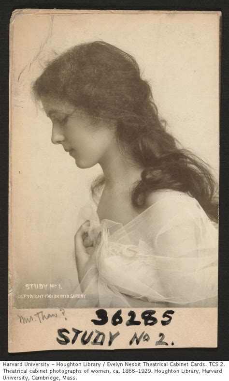 Evelyn Nesbit Theatrical Cabinet Card By Otto Sarony 1901 Evelyn