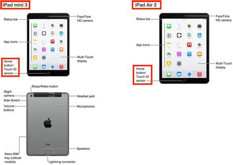 apples ipad user guide  ios confirms ipad air  ipad mini   touch id updated macrumors