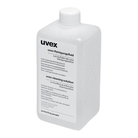 uvex clear   lens cleaning fluid eye safety supplies
