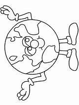 Earth Coloring Pages Clipart Printable Clip Thank Template Cliparts Eco Kids Preschool Recycling Cartoon Print Friendly Colouring Color Planet Rattle sketch template