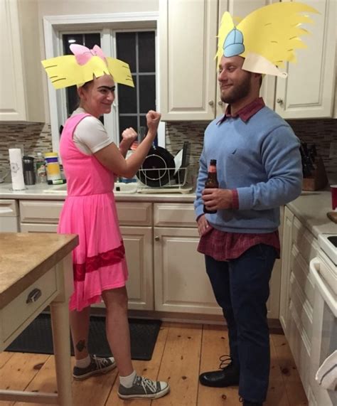 Helga And Arnold 46 Two Person Halloween Costumes That Are Borderline