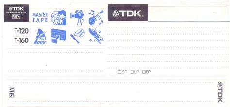 tdk video cassete recorder label sticker vhs   borrow   internet