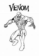 Venom Carnage Wonder sketch template