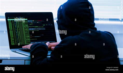hacker typing fake dummy code stock photo alamy