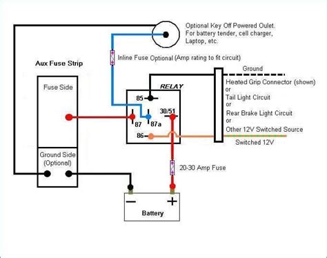 relay wiring diagram  pin relay fuse box diagram