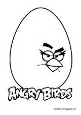 Angry Birds Pages Coloring Easter Frre Print Color sketch template