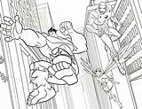 Squad Hero Defending Universe Coloring Super Netart sketch template