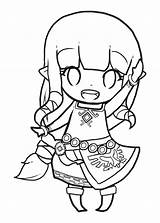 Zelda Coloring Pages Chibi Skyward Coloriage Legend Sword Link Kids Drawing Dessin Print Simple Printable Imprimer Colorier Popular Clipartmag Kindpng sketch template