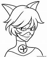 Coloring Miraculous Ladybug Pages Face Printable sketch template