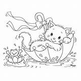 Coloring Pages Cat Cats Printable Kids Book sketch template