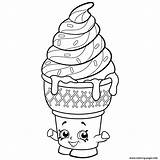 Coloring Ice Shopkins Cream Pages Dream Season Sweet Printable sketch template