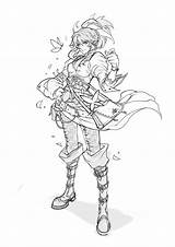 Character Lineart Anime Concept Fantasy Muju Deviantart Coloring Choose Board Characters Stream Request Women Visit sketch template