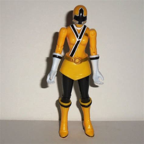 Power Rangers Yellow Wind Ranger Action Figure Loose Used